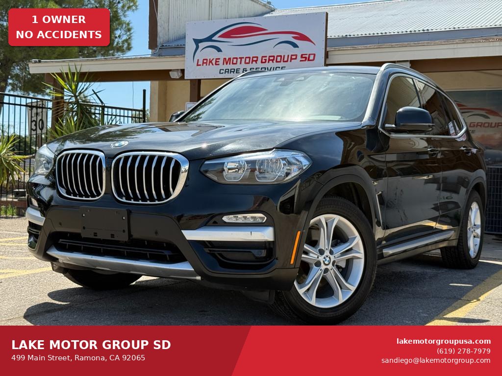2019 BMW X3 sDrive30i — photo 1