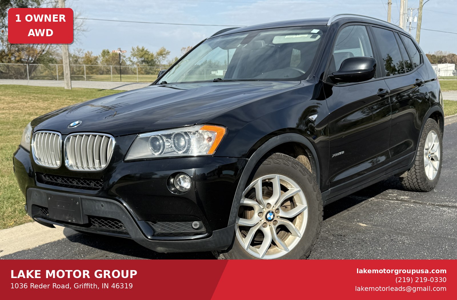 2013 BMW X3 xDrive35i — photo 1