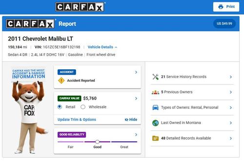 2011 Chevrolet Malibu 1LT — photo 31