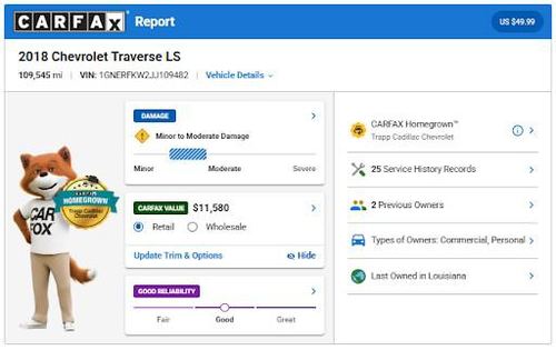 2018 Chevrolet Traverse LS — photo 37