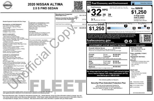 2020 Nissan Altima SR FWD — photo 35