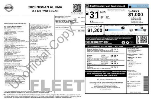 2020 Nissan Altima SR FWD — photo 40