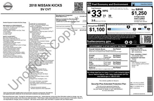 2018 Nissan Kicks SV — photo 31